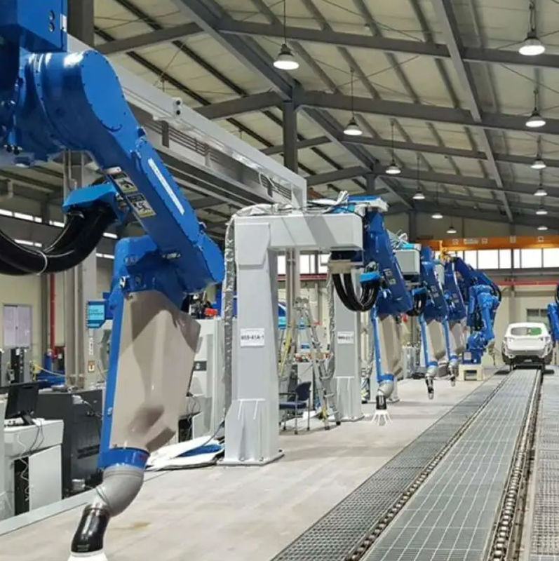 -10°C ile +50°C arası Çalışma Sıcaklığına Sahip 6 Eksenli Endüstriyel Robot Görüntülü Giden Denetim Sağlanan