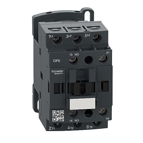 Schneider Electric - DPE18B7 Easy TeSys IEC Kontaktör, 7.5HP, 480V, 24VAC Bobin, DIN-Raya Montaj/Vida Tespiti