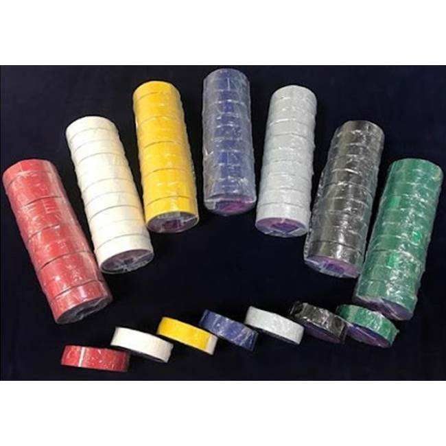 Beyaz Beyaz 3M21S-BK PVC 0.13mm*19mm*18m e bant vinil elektrik21S-BK PVC 0.13mm*19mm*18m e bant vinil elektrik