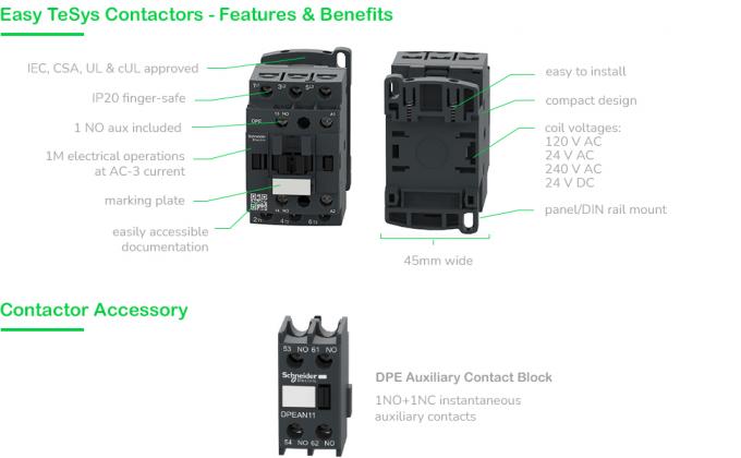 Easy TeSys Contactor